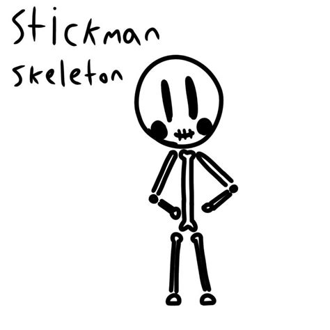 The Skeleton Of The Average Stickmanstickgal This Is Proof As While