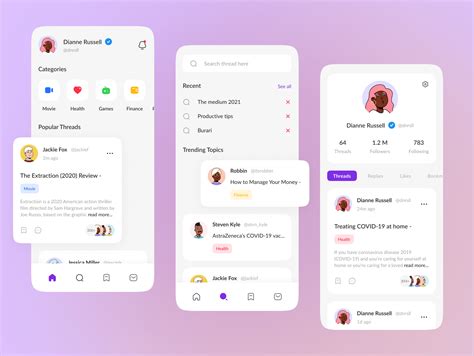 Social Media Thread App By Product Experience On Dribbble