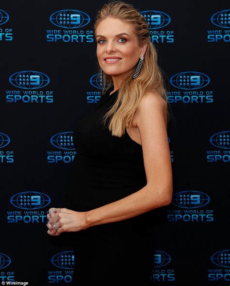 Erin Molan Uses Her Baby Bump To Transport Easter Eggs Daily Mail Online