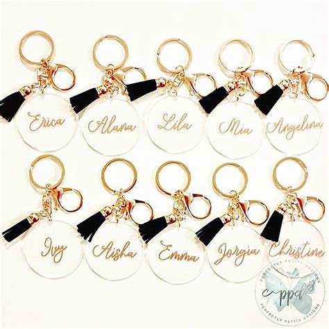 pro pack 25 and 50 pcs discclear acrylic diskcircle acrylic etsy in 2021 keychain design