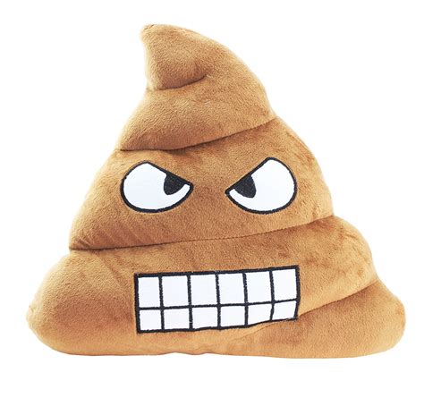 Emoji Angry Poop Pillow Cushion Stuffed Plush Toy Funny Home Decor Us