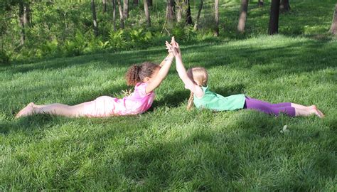 Partner Yoga Poses Kids Partner Yoga Childs Pose Youtube Try