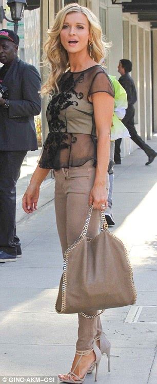 Joanna Krupa Turns Heads Thanks To See Through Top In Beverly Hills