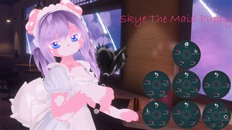 Skye The Maid Puppy 30 Vrchat Avatars Quest Version Included Payhip