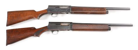 Lot Detail C Two Fine Us Remington Model 11 World War Ii Semi