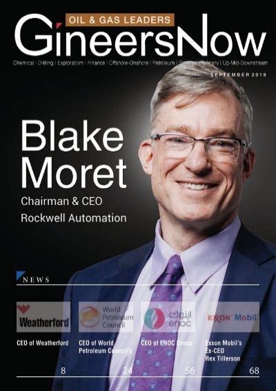 Rockwell Automations Chairman And Ceo Blake Moret Oil And Gas Leaders