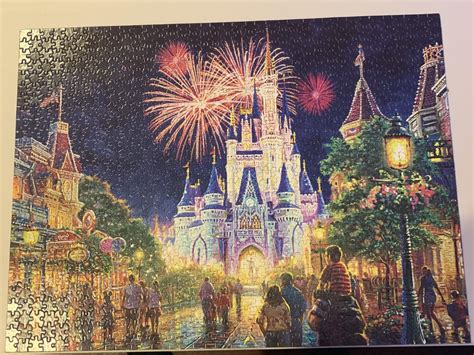 Thomas Kincade 1000 Piece Puzzle Main Street Usa Walt Disney World