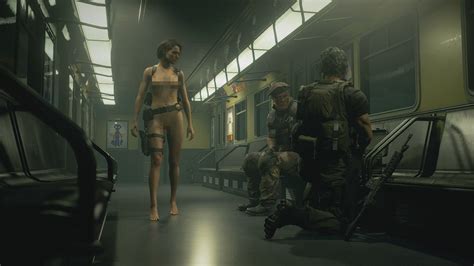 Jill Runs Around Nude By Way Of Resident Evil 3 Remake Nude Mod Sankaku Complex