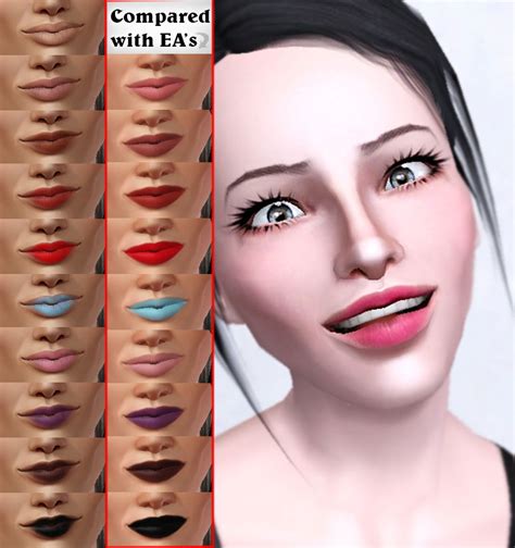 Sims 4 Realistic Lips Cctv Lipstutorial Org