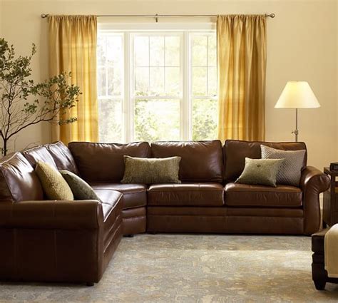 When you're looking to purchase the perfect couch for your living room, you probably want to make sure that it looks good next to your end table. Pearce Leather 3-Piece L-Shape Sectional with Wedge ...