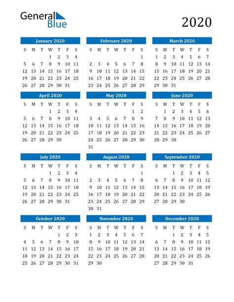 Year View Calendar Excel Calendar Printables Free Templates