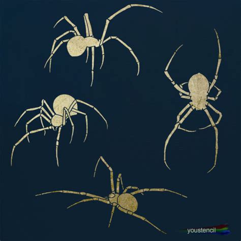 Spiders Stencil St67 Au