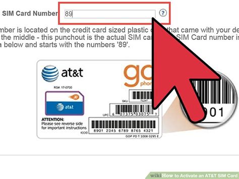 Maybe you would like to learn more about one of these? How to Activate an AT&T SIM Card: 7 Steps (with Pictures)