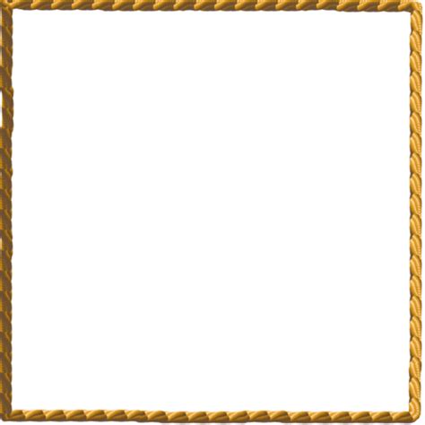 Gold Rope Border Png