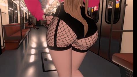 Girl Rides More Than Just A Train On Her Way Home Vrchat
