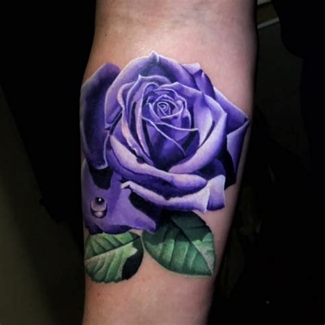 Purple Rose Tattoo Rose Tattoos For Women Tattoos For Guys Cool