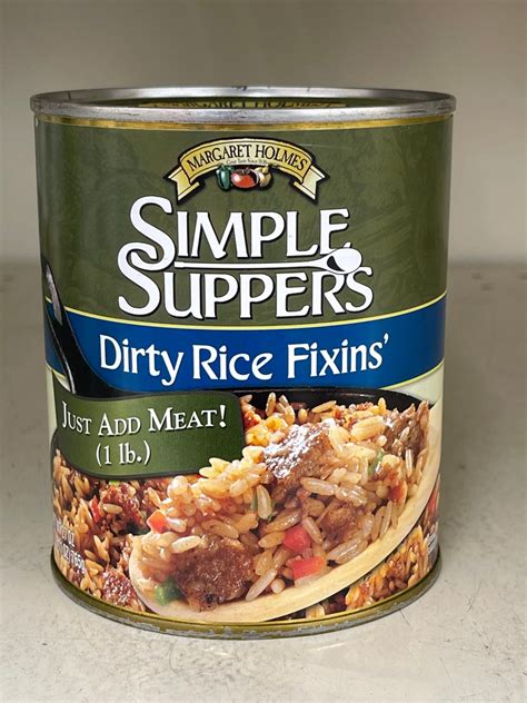 4 Cans Margaret Holmes Simple Suppers Dirty Rice Fixins Dinner 27 Oz