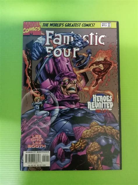 Fantastic Four 12 Brett Booth Cover Art Marvel Comics Hobbies And Toys Books And Magazines