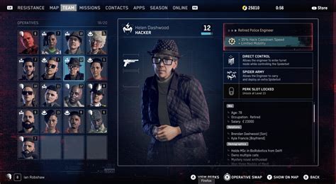 Recruitable Operatives List Of Traits And Perks Watch Dogs Legion