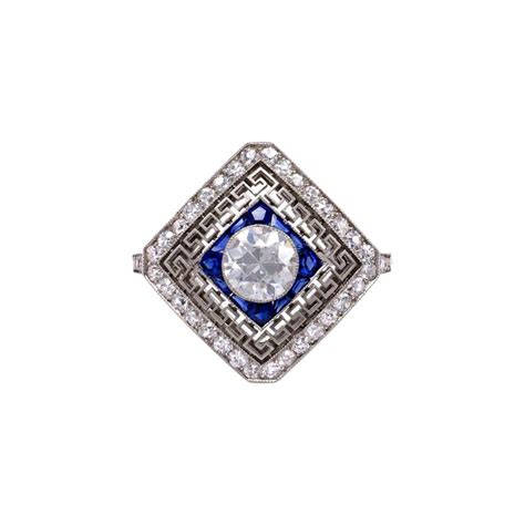 It pairs really nicely with that art deco ruby eternity band and contemporary diamond band. Antique engagement rings: the Edwardian and Art Deco eras | The Jewellery Editor