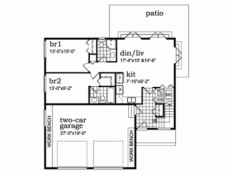 Maybe you would like to learn more about one of these? Marvelous Small Garage Plans #2 Two Bedroom House Plans ...