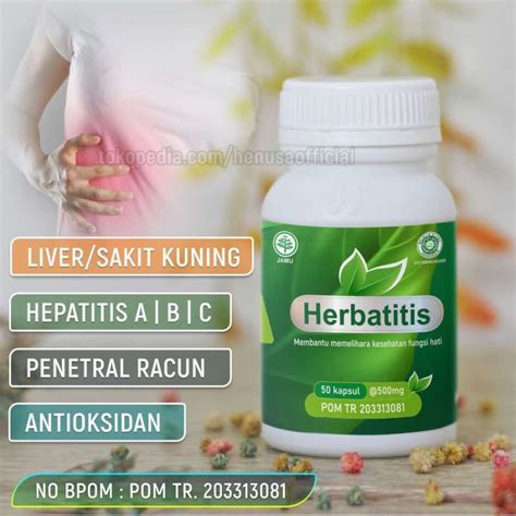 Jual Herbatitis Obat Penyakit Liver Hepatitis A B C Ampuh Kuning Hbti