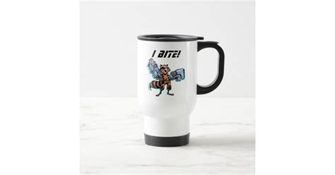 Guardians Of The Galaxy Rocket Mugshot Travel Mug Zazzle