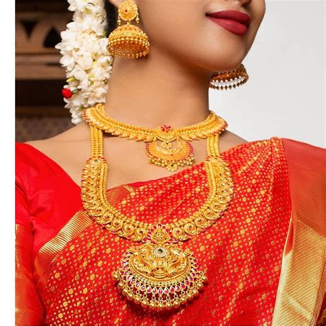 Gold Bridal Jewellery Set South India Jewels Gold Bridal Jewellery Sets Bridal Jewelry