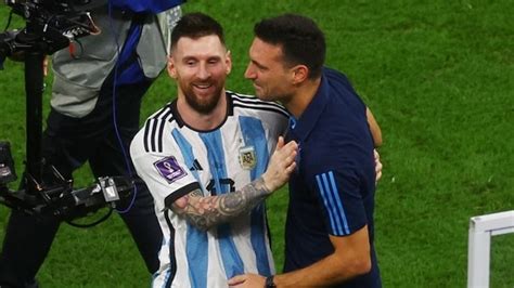 Scaloni Heads Into Final As The Coach Who Made Messi And Argentina
