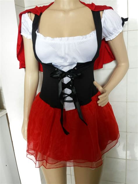 fantasia adulta feminina chapeuzinho vermelho carnaval r 159 00 em mercado livre