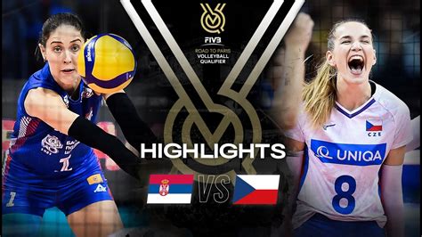 Srb Vs Cze Highlights Women S Oqt Youtube