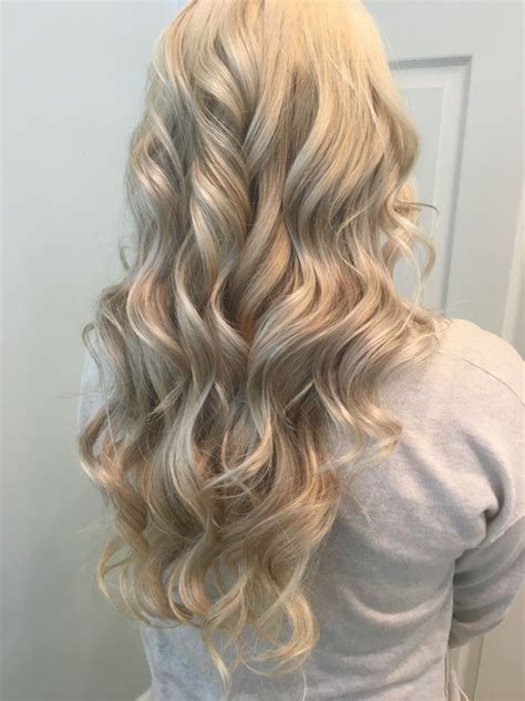 Icy Blonde Hair With Subtle Dark Ash Blonde Lowlights By Hannah