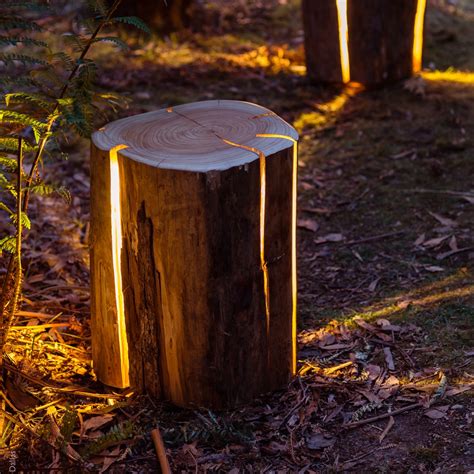 Stump The Cracked Log Tablestool Peter Yee Creative Tech