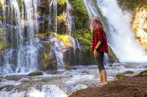 Two Waterfalls Of Gifford Pinchot National Forest Miladidit