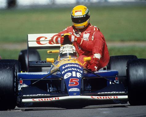 Racing Nigel Mansell Ayrton Senna