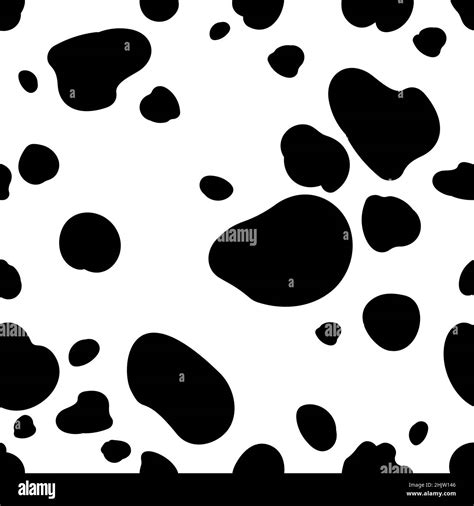 Different Irregular Black Dots On White Background Stock Vector Image