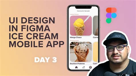 Ice Cream App Ui In Figma Day Youtube
