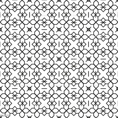 Vector Seamless Pattern Modern Stylish Texture Repeating Geometric