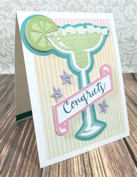 Courtney Lane Designs Cricut Margarita Card