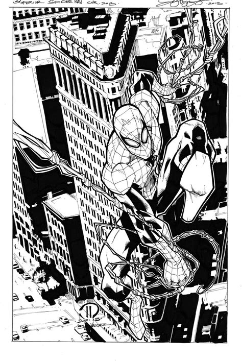 Superior Spiderman Inks By Joeyvazquez On Deviantart