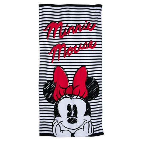 Minnie Mouse Beach Towel For Kids Beach Towel Disney Shop Minnie