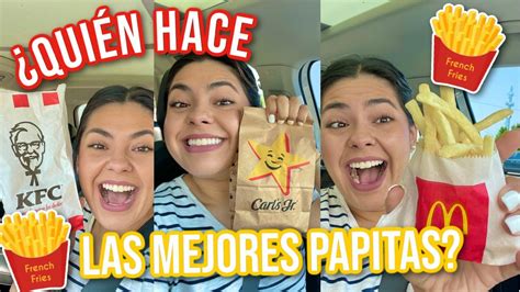 QUIÉN HACE LAS MEJORES PAPAS FRITAS RebeO YouTube