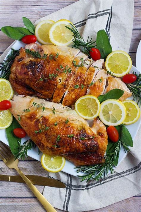 Roasted Turkey Breast Recipe With Herbs • Unicorns In The Kitchen