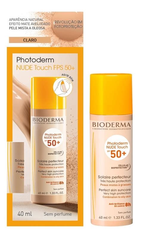 Protetor Solar Facial Bioderma Photoderm Nude Touch Fps Claro Mercado Livre