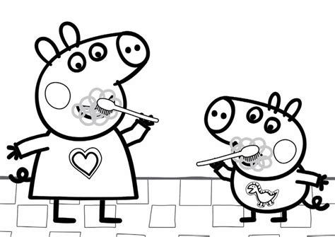 Select from 32015 printable coloring pages of cartoons animals nature bible and many more. Peppa Pig Coloring Pages A4 - Peppa