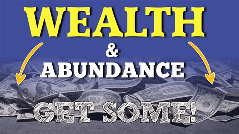 Wealth And Abundance Affirmations To Attract Wealth Youtube