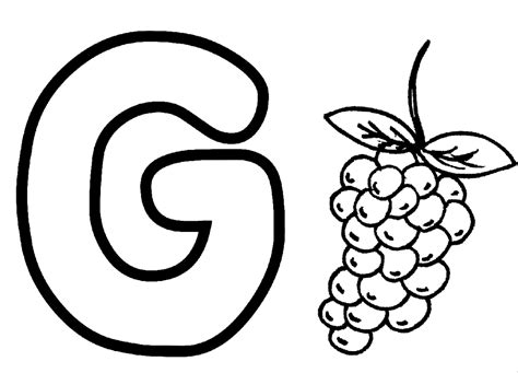 G Coloring Page And Coloring Book 6000 Coloring Pages