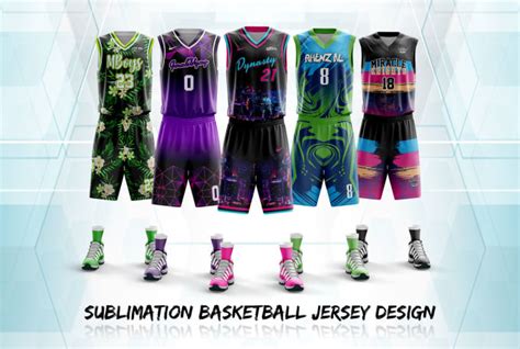 Design Sublimation Basketball Jersey With Mock Up By Mikee01 Fiverr