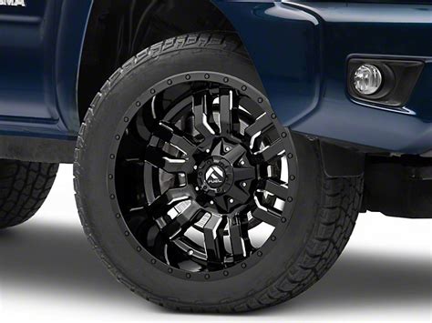 Fuel Wheels Toyota 4 Runner Sledge Gloss Black Milled 6 Lug Wheel