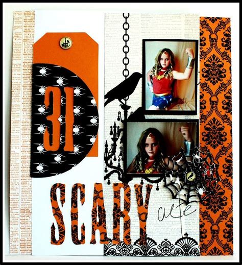 Debut Chic And Scary Tc Cricut Cartridge Halloween Scrapbook